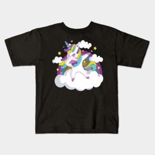 Unicorn dancing Kids T-Shirt